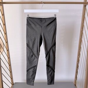 MONO B Olive Mesh Leggings